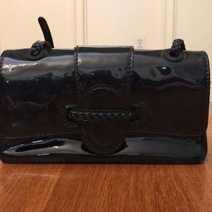 Valentino Purse, Navy Gloss